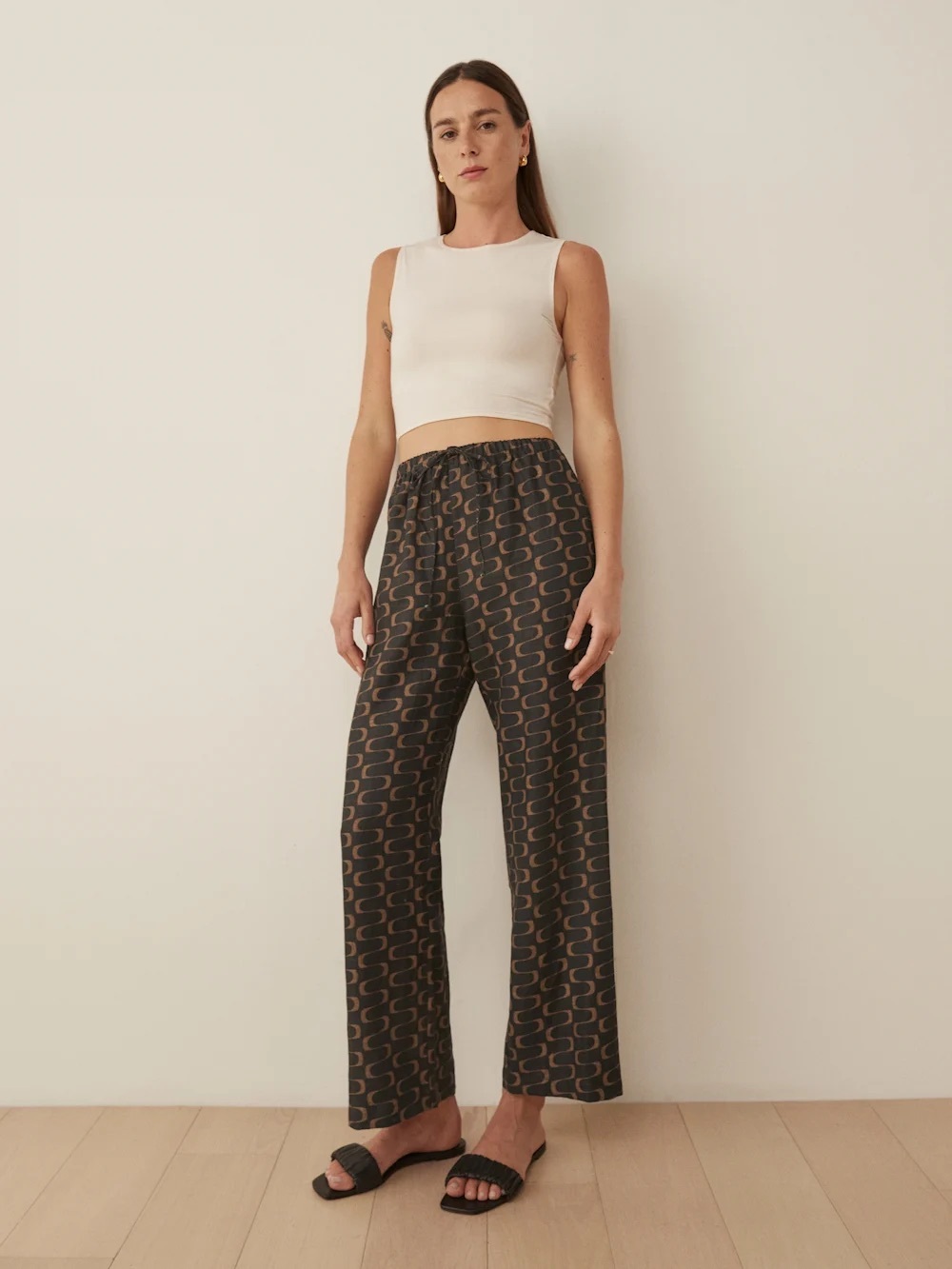 Reformation Olina Linen Pant